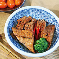 椒麻香滷油豆腐